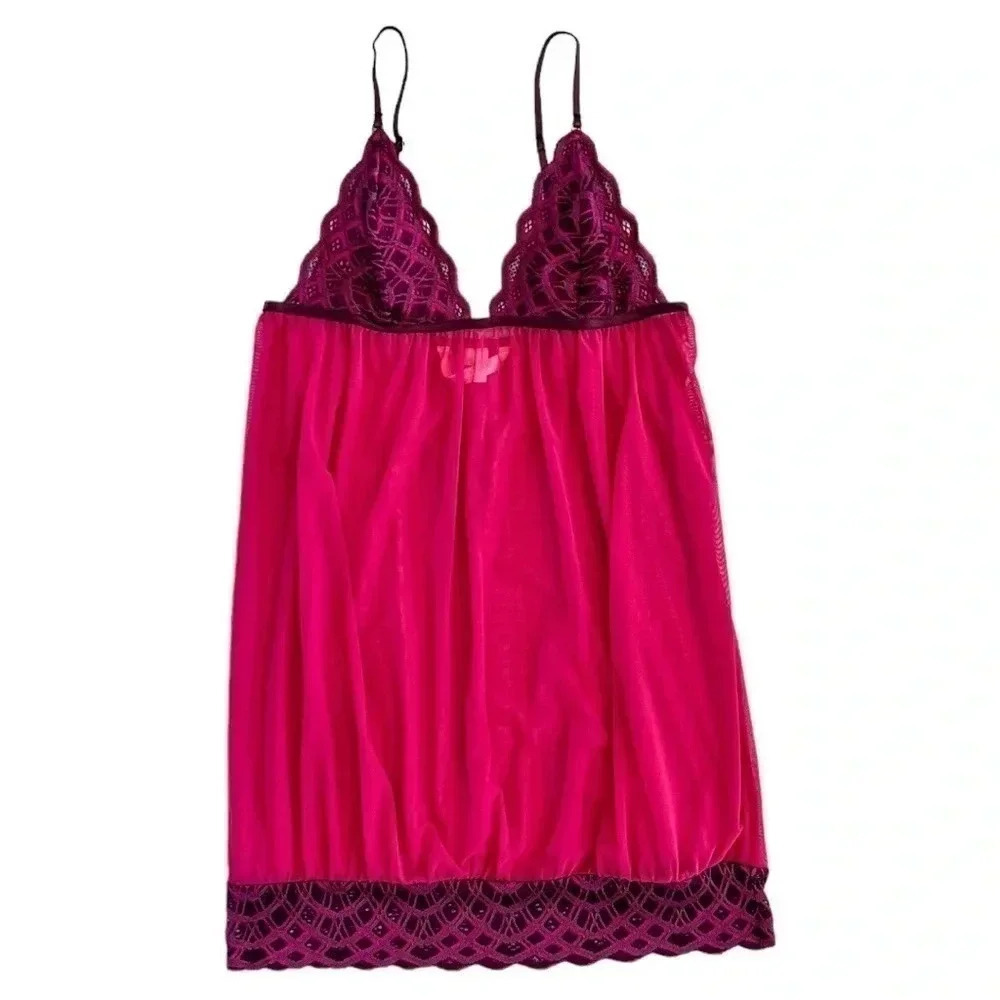 Y2k Victoria’s Secret Mini Babydoll Slip Dress